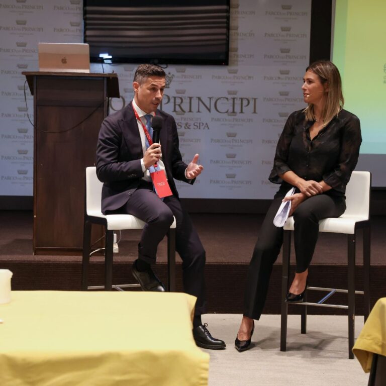 Intervista sul palco al Mastery Day PRO45